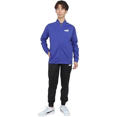 【35】PUMA ジャージ上下セット Lサイズ ネイビー/グレー PUMA 営業日即日発送 プーマ ジャージ 上下 メンズ トレーニング