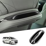 SHAOHAO【2個入り】新型 トヨタ アルファード40系 /ヴェルファイア 40系 専用 シートバックハンドル 収納ボックス 内蔵型コンソールボックス 車種専用 車内収納ボックス 小物入れ 滑り止め 装着簡単 トヨタ アルファード40系 ヴェルファイア 40系アクセサリー 車用品