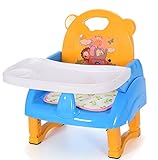 CXYP　 ベビーチェア 　赤ちゃん　折りたたみ式　クッション付き　滑り止め　テーブルチェア　椅子　携帯便利　外出　外食　実用　高品質　お持ち便利　子供用　5ヵ月頃~4歳　 (オレンジ)