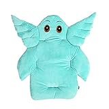 エレファントベビーカークッションパッド、　ベビーカーシートクッション　コットン厚手マット　ベビーカーシートに適用　保護アクセサリ (ブルー)