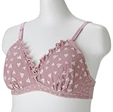 犬印本舗 ハートドットハーフトップ M ピンク 綿混 BR1582