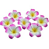 Ewandastore 100個直径2.8インチ人工プルメリアハワイアンFoamソケイ花花びら結婚式、パーティーの装飾 ピンク EWD415