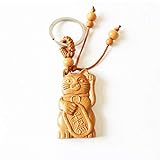 木彫り 猫キーホルダー ネコ 招き猫 まねきねこ ねこグッズ ねこ好き 猫雑貨 にゃんこ ネコモチーフ