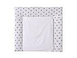 Schardt 13 609 00 00 1/723 Changing Mat Big Grey Stars 80 x 75 cm with Removable Sponge Cover by Sch