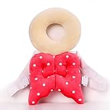 ベビー ヘルメット　頭部保護　ケガ防止　セーフティー リュック　出産祝い (レッド)