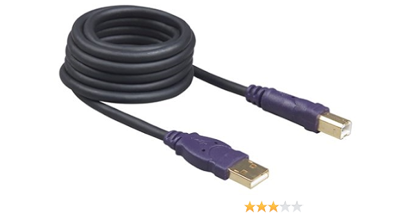 Amazon Co Jp Belkin ベルキン オーディオ用 Usbケーブル 5m Gold Series 16 Foot Hi Speed Usb 2 0 Cable パソコン 周辺機器