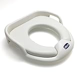 CHICCO　トイレ トレーニング 補助便座　便座がソフトで、またがず座るだけのイス型　色：白