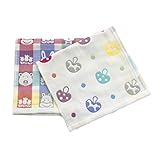 INSST 4重ガーゼケット ベビータオル 2枚組 25×50cm