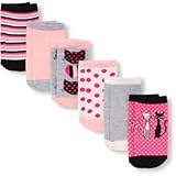 THE CHILDREN'S PLACE(ザ・チルドレンズプレイス) キャットミディソックス6パック 小物くつ下・タイツ 6～12ヶ月【並行輸入】