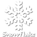 nc-smile 雪の結晶 Snowflake スノーフレーク 雪片 窓ガラス 車用 カッティングステッカー B (ホワイト)