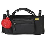 SMILEMOON ベビーカー バッグ ダストポーチ付 (レッド)