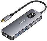 UANTIN USB Cハブ [スクリーンオフデザイン] 4K@60Hz HDMI USBCドッキングステーション 7イン1マルチポートアダプター USB-A 5Gbps2個 Type-Cデータポート2個 PD 100W USB Cドングル Mac Pro/Air、Dell、HP、ASUS ノートパソコンなどに対応