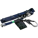 KH 安全帯 サポーター付 アリールロック式 タフアルミ 自在環 アロッキー ネイビー/ブラック HJA01L-N [落下防止 電気工事 高所での安全作業]
