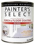 True Value ugf10-qt Painterの選択ダークグレー内部/外部ウレタンFortifiedサテンポーチとフロアコーティング、1-quart