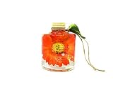 ★ド～ンと‼キュートなガーベラを夏らしく♪♪★　人気のBottYハーバリウム‼　スタック瓶200ml1本 (スイートガーベラ・オレンジ)