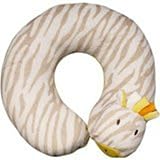 Blankets & Beyond Baby Travel Pillow - Zebra (Pink) by Blankets and Beyond
