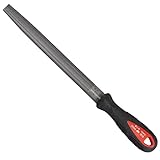 SK11 ソフトグリップ 鉄工ヤスリ 荒目 半丸 200ミリ