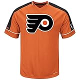 Philadelphia Flyersオレンジ拡張ドラフトクールベースVネックファッショントップ S オレンジ