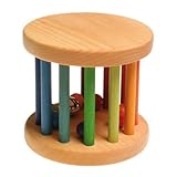 Grimm's Spiel & Holz Design（グリムス社） 虹のドラムロール ベービーローラー ナチュラルGM08503】