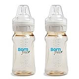 Born Free, Natural Feeding Classic Bottles, Medium Flow, 2 Pack, 9 oz Each