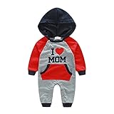 Linyuan ファッション Newborn Baby Boys Girls Hooded Clothes Outfits Hoodie Jumpsuit Rompers ロンパース Playsuit