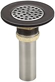 KOHLER K-8807-2BZ Brass Sink Strainer with Tailpiece for 3-1/2" to 4" Outlet, Oil-Rubbed Bronze [並行輸