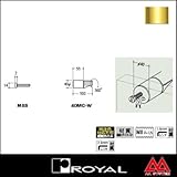 e-kanamono ロイヤル 40メインキャップ(木部タイプ用) 40MC-W APゴールド