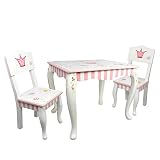 Fantasy Fields by Teamson Princess & Frog Childrens Wooden Toddler Playtime Set of 2 Chairs W-7395A2