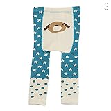 Nice Days（ナイス　ディズ） キッズ用 レギンス ベビースパッツ 春秋 綿 ロングパンツ 女の子 ストレッチ スパッツ 着やせ かわいい 動物柄 (S, 犬)