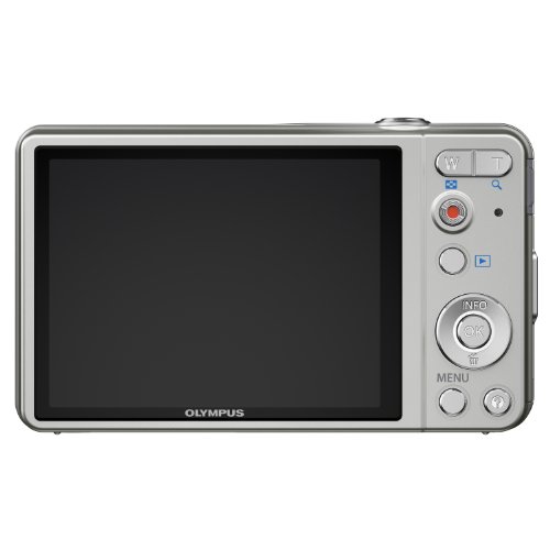 OLYMPUS Digital Camera VG-140 SLV Silver 14.0MP wide angle 26mm 5X 