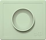 エデュテ ezpz (イージーピージー) ハッピーボウル ミント色 ぴったり吸着 ひっくり返らない シリコン製 ベビー食器