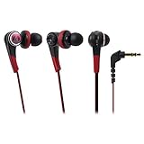 オーディオテクニカ SOLID BASS インナーイヤーヘッドホン レッド ATH-CKS770 RD