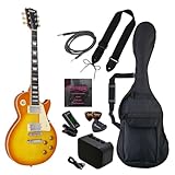 PhotoGenic エレキギター 初心者入門ライトセット LPタイプ LP-260/HB ハニーバースト [ソフトケース/シールド/ミニアンプ/チューナー/ストラップ/ピック/ピックケース/弦/調整用レンチ付属]