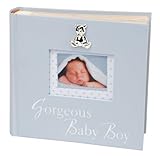 Gorgeous Baby Boy Blue Keepsake Photo Album By Haysom Interiors by Haysom Interiors