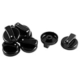 uxcell ガスストーブノブ ガスこんろ オーブンスイッチ 点火ツマミ コントロールノブ　8個入