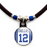 ダラスFootball Jersey # 12ネックレス