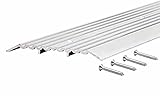 M-D Building Products 11619 1/2-Inch by 6-Inch by 36-Inch Heavy Duty Fluted Top Commercial Threshold