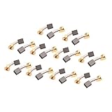 電動ハンマードリルモータ用DealMux 10ペア9x8x5mmカーボンブラシパワーツール