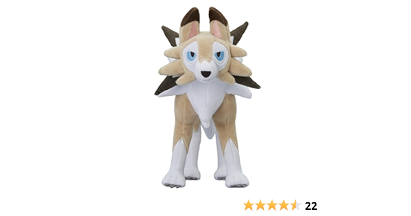 Amazon ポケモンセンターオリジナル ぬいぐるみ ルガルガン まひるのすがた ぬいぐるみ おもちゃ