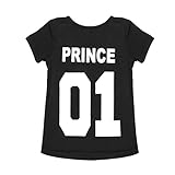 Zhaozhe 子供服 tシャツ 男の子 女の子 夏 半袖 トップス シンプル カジュアル おしゃれ PRINCE S-XXL 1-10歳