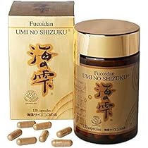 Amazon | Umi No Shizuku Fucoidan 120 Capsules 海の雫フコイダン
