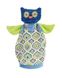 Maison Chic 12 " Baby Rattle、パペット、Lovie毛布3 in 1、ブルーBoyフクロウ – 85503