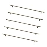 Franklin真鍮3250691-ss-ktスチールキッチンや家具キャビネットハードウェア引き出しハンドルバープル、15 – 1 / 8インチ、5パック、ステンレススチール