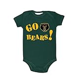 Two Feet Ahead Baylor Bears Go NCAA College新生児幼児赤ちゃんクリーパー カラー: グリーン