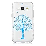 UNEXTATI Galaxy J1 用 ケース 耐衝撃 高品質 TPU ハード カバー 超薄型ケース 全面保護 脱着簡単 クリア 透明 Samsung Galaxy J100M J1カバー Cove
