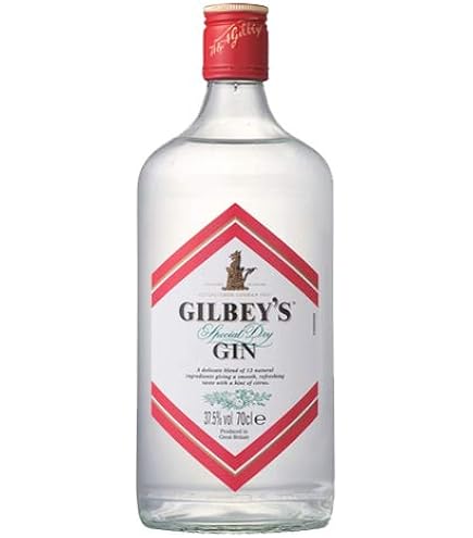 Amazon.co.jp: 【6本セット】ギルビー ジン 37.5° 《赤ラベル》 700ml