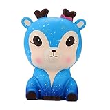moonker Slow RisingキュートGalaxy Deer Squishies玩具、Squishy Kawaii Squeezeおもちゃforコレクション、ストレスリリーフ、大人と子供のため