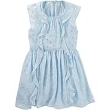 OSHKOSH(オシュコシュ) シフォンホイルプリントドレス ブルー ワンピース 6歳【並行輸入】