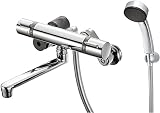 SANEI 【バス用】 サーモシャワー混合栓 メッキシャワー