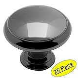 Cosmas 5422bnブラックニッケルキャビネットハードウェアマッシュルームノブ – 1 – 3 / 16 "直径 – 25パック